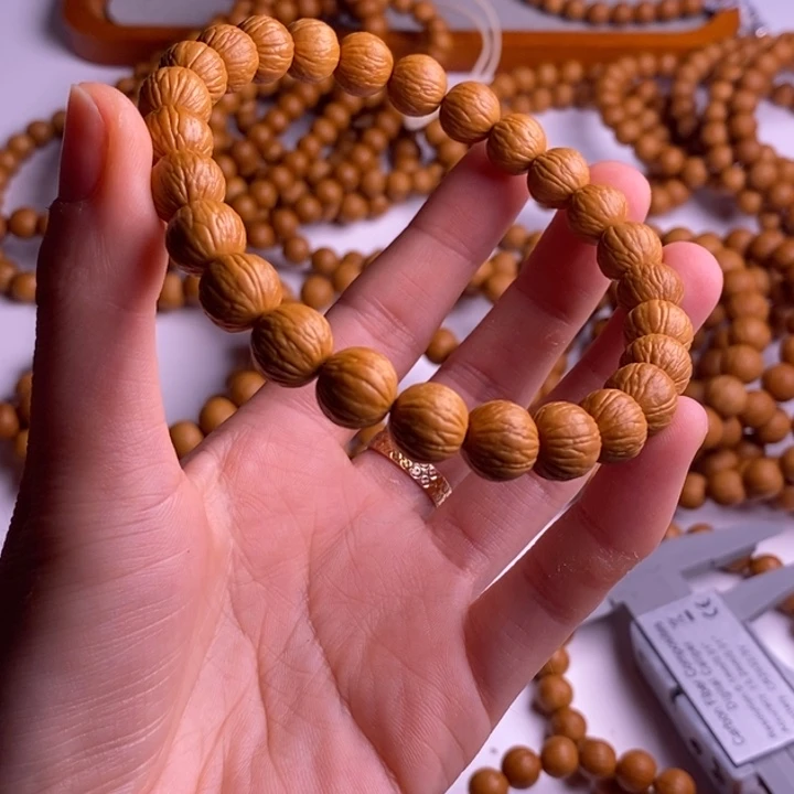 猴头核桃手串小凤羽