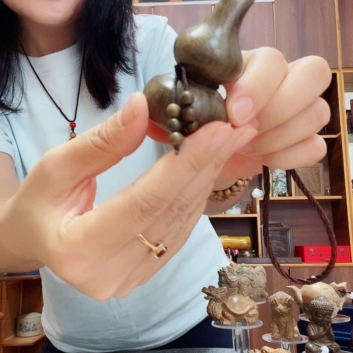 金丝楠金丝楠木阴沉绿料葫芦