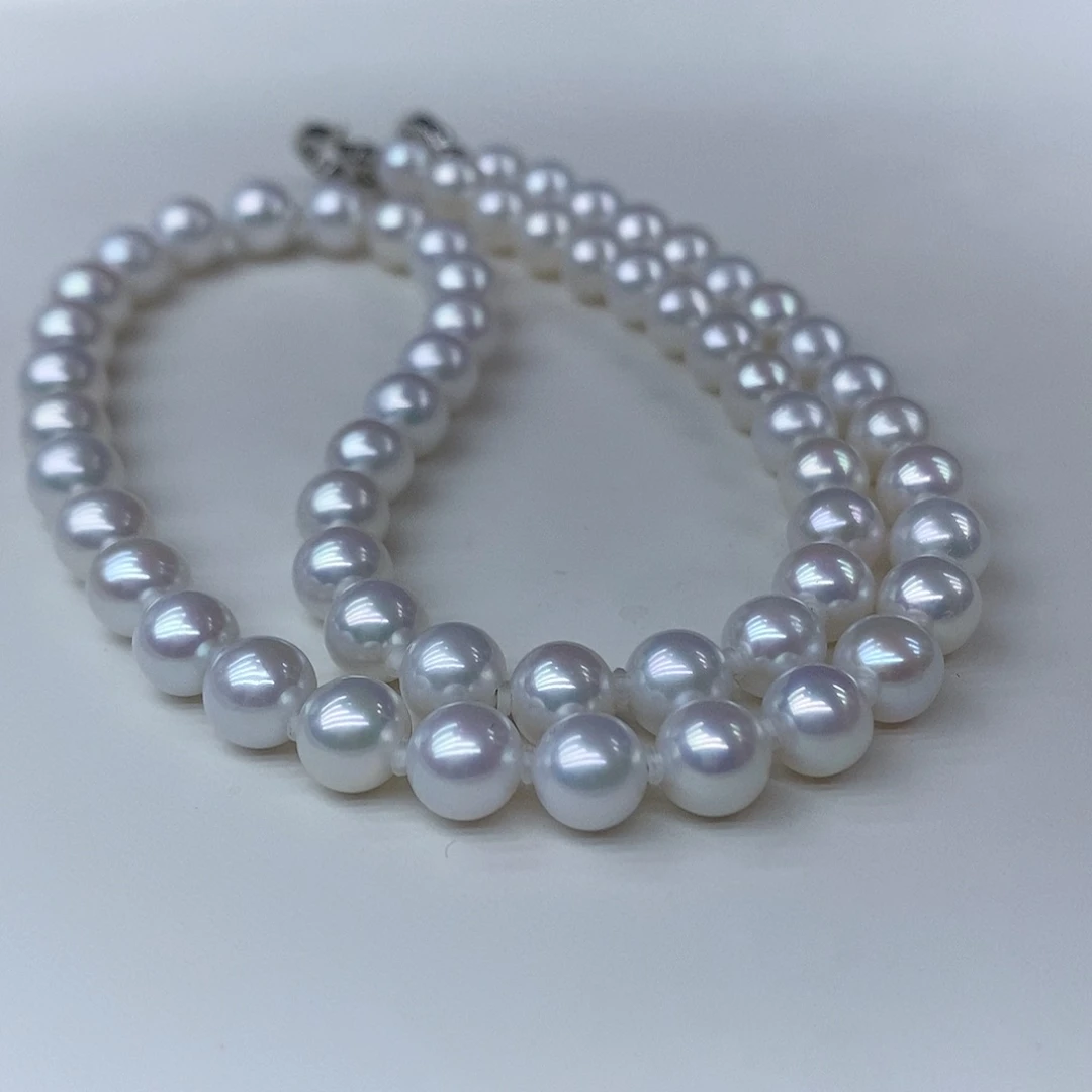 淡水珍珠颈饰银S925镶嵌