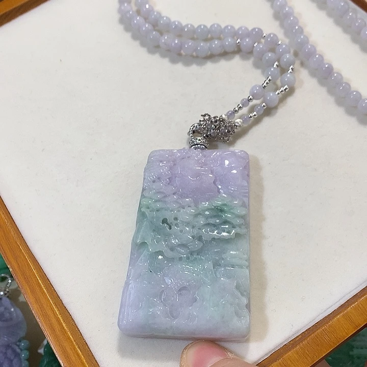 翡翠未镶嵌颈饰翡翠吊坠