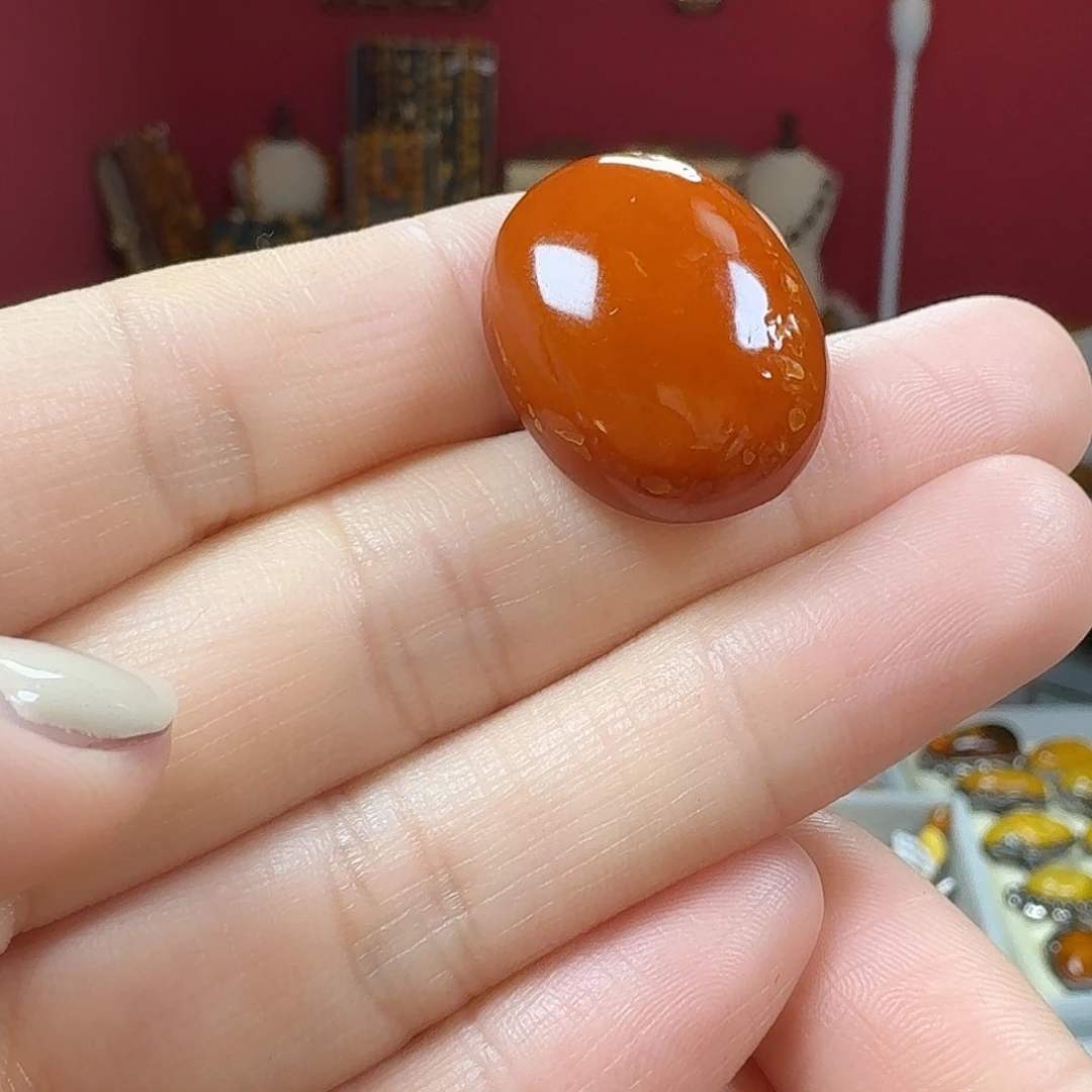 蜜蜡银S925镶嵌手链戒指