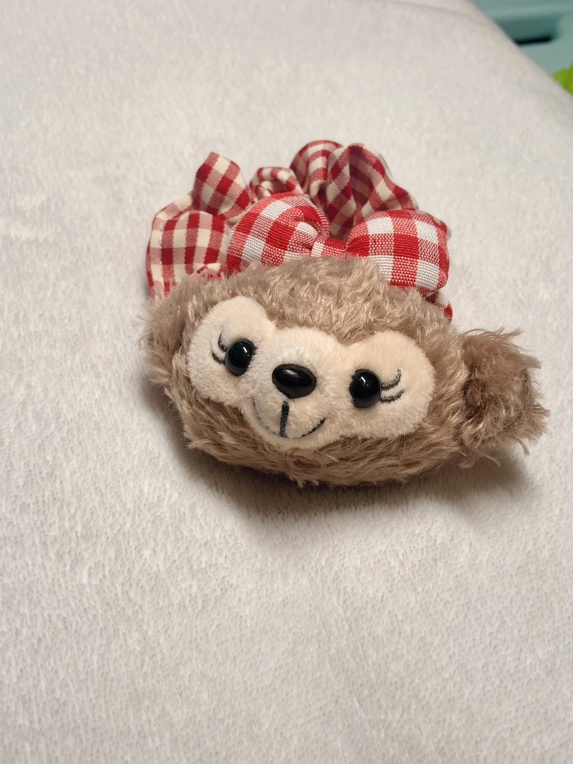 可爱毛绒马尾复古头饰发圈