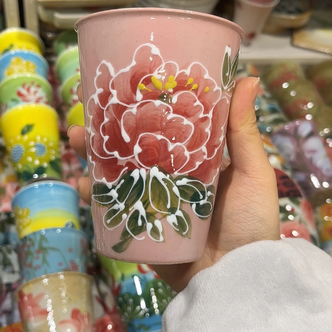 陶泥景德镇手工手绘高温釉下彩