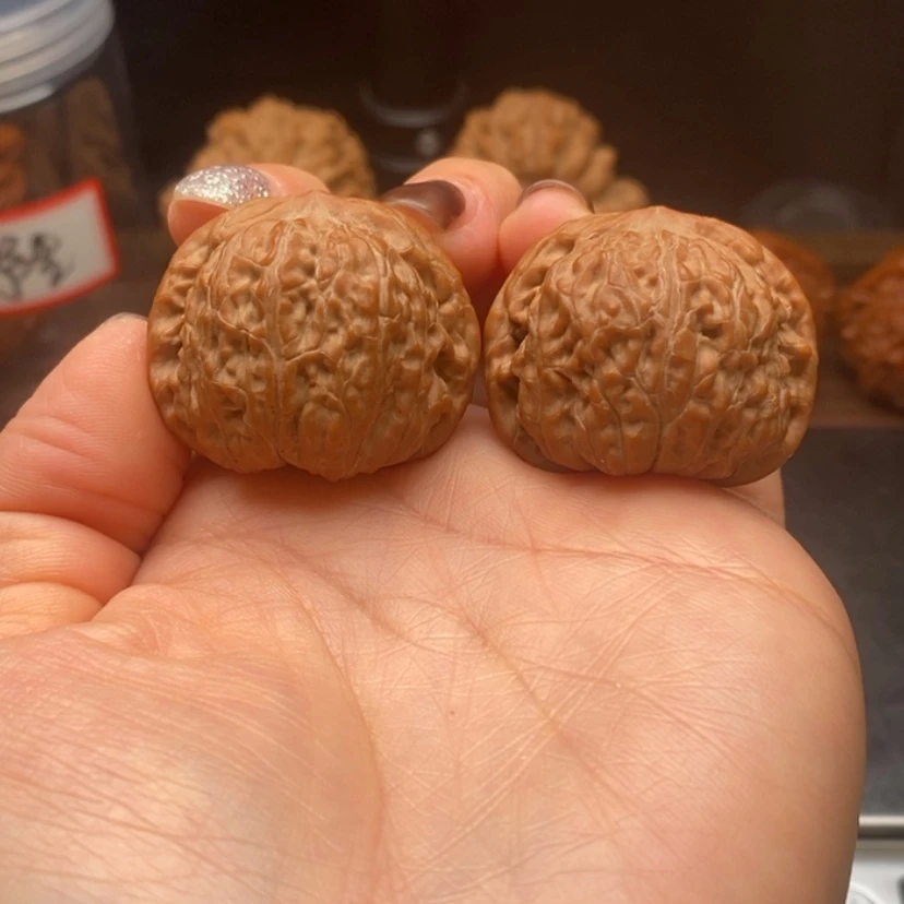 【闪购商品】吊坠文玩核桃平底锅一对35尺