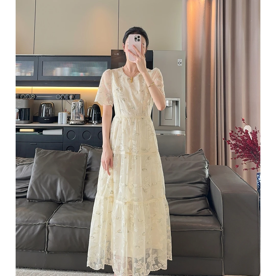 Zwinnie/詹维尼【云海刺绣裙】仙气少女连衣裙 GYT202517