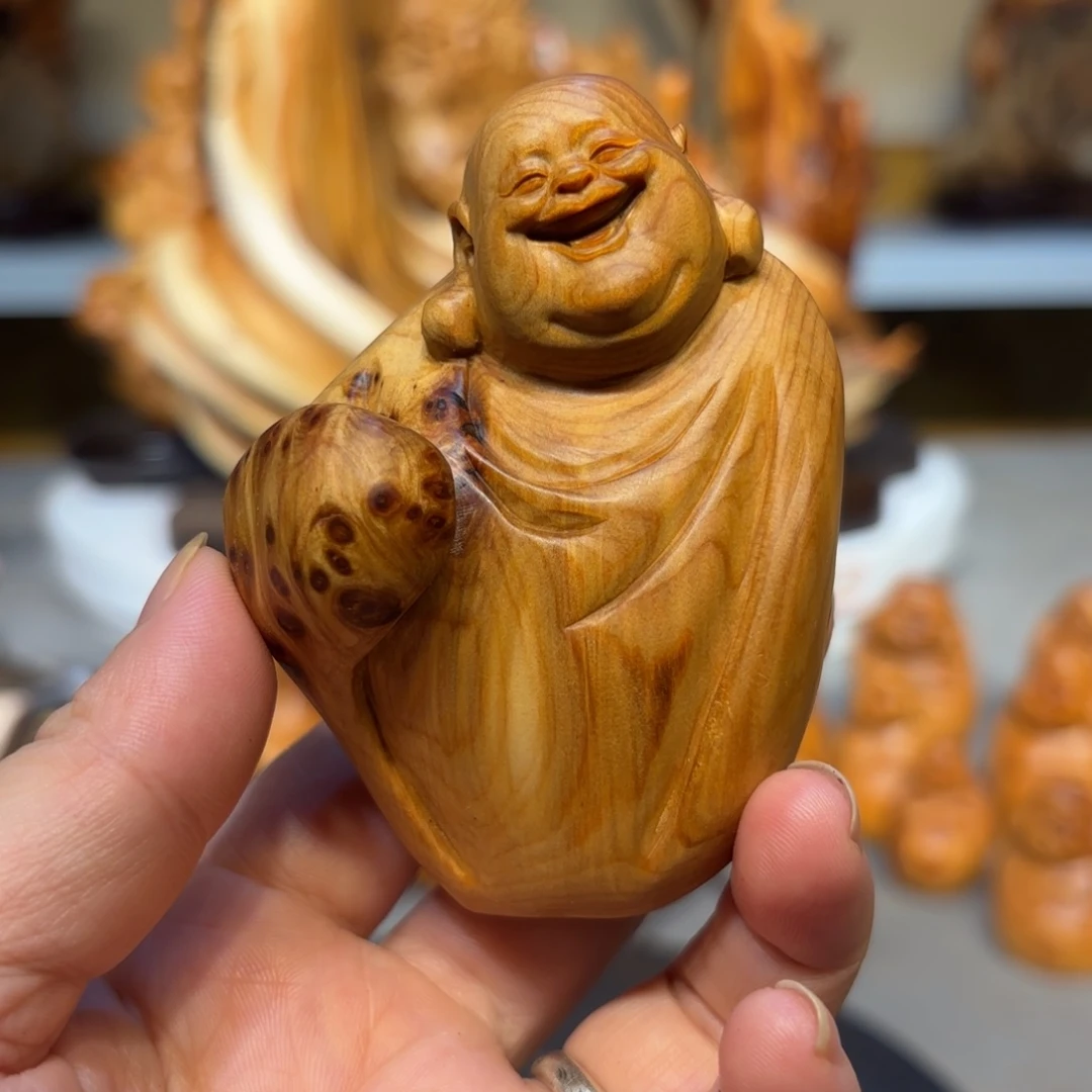 柏木（崖柏）太行崖柏弥勒佛