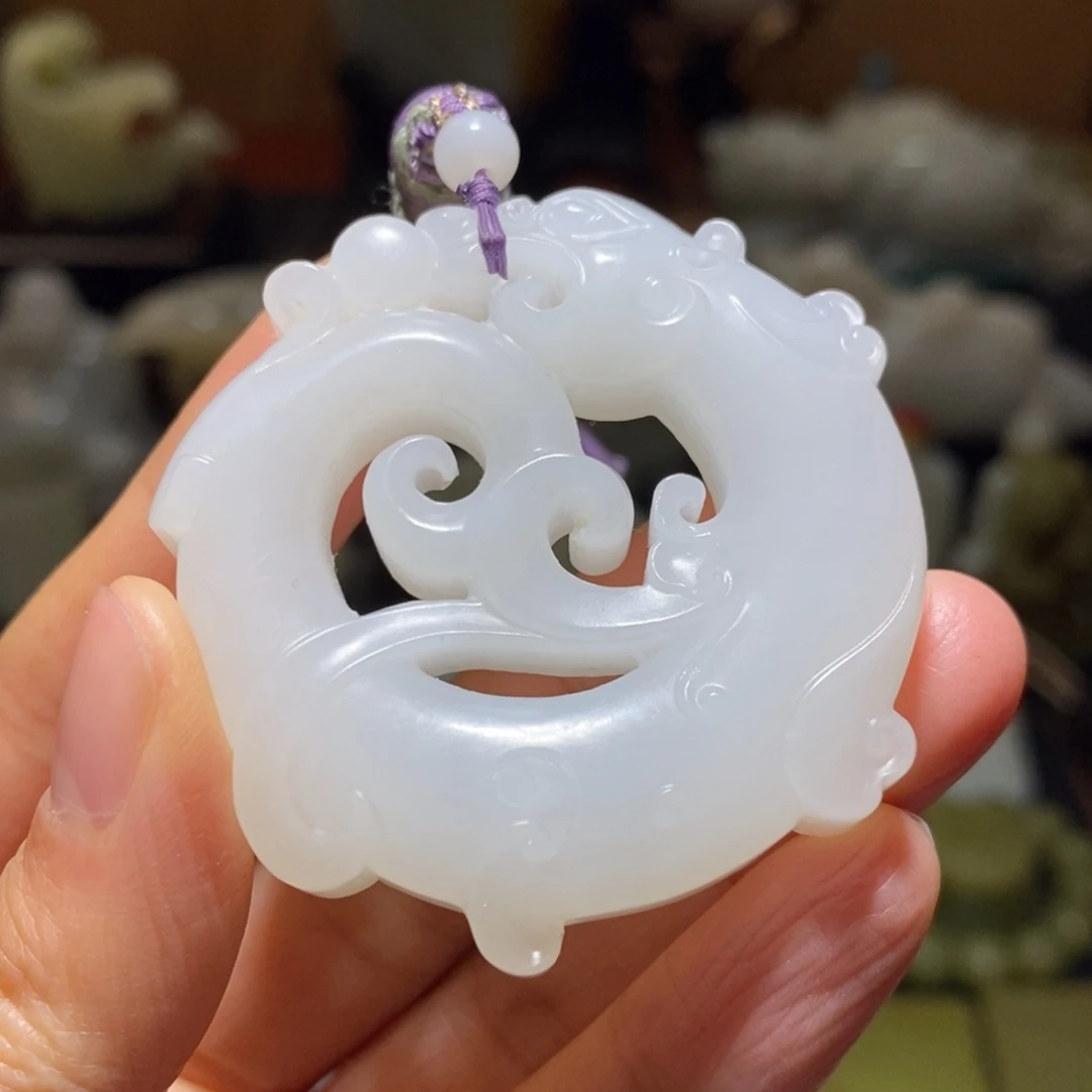 和田玉挂件未镶嵌我**少