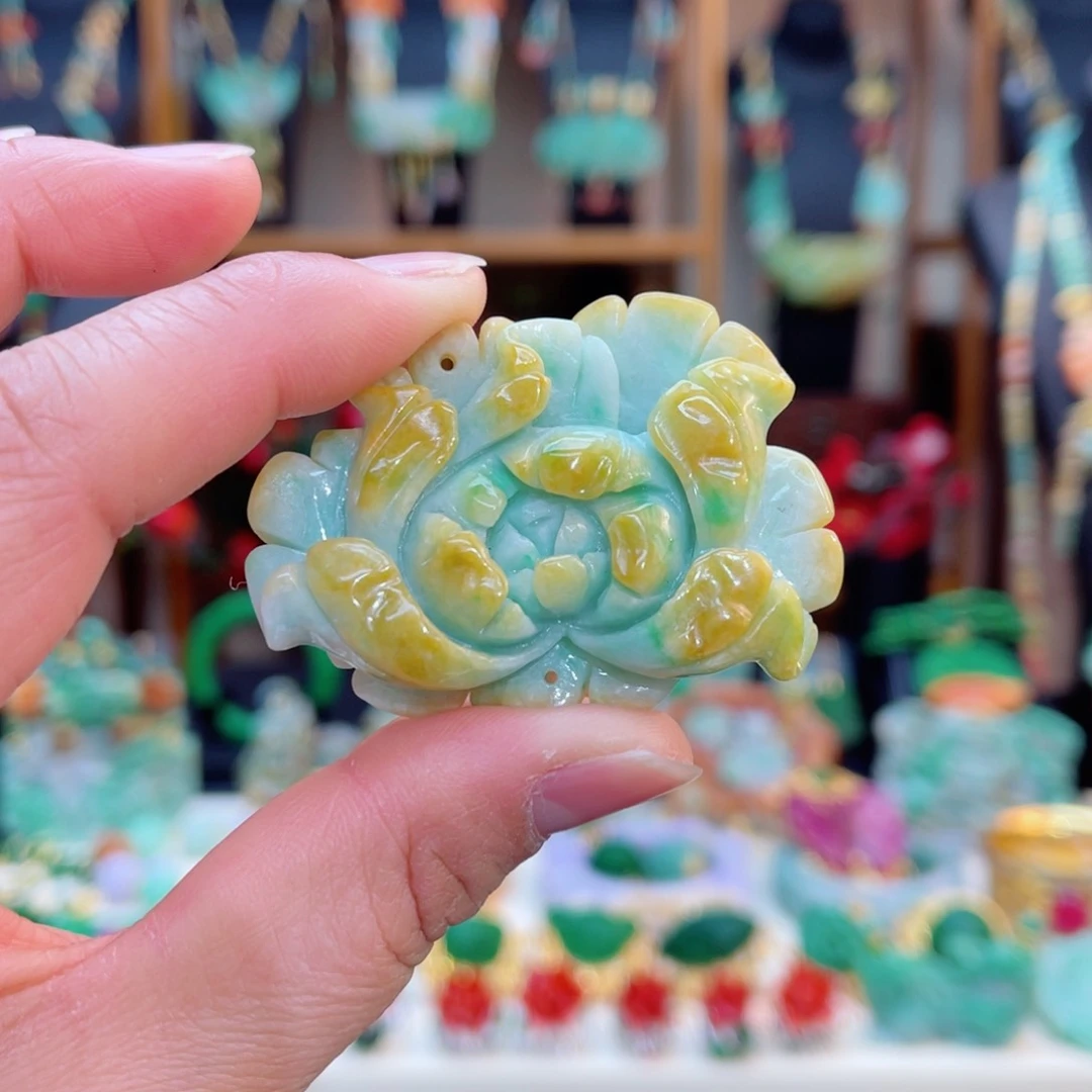 翡翠颈饰未镶嵌48小时鉴赏期