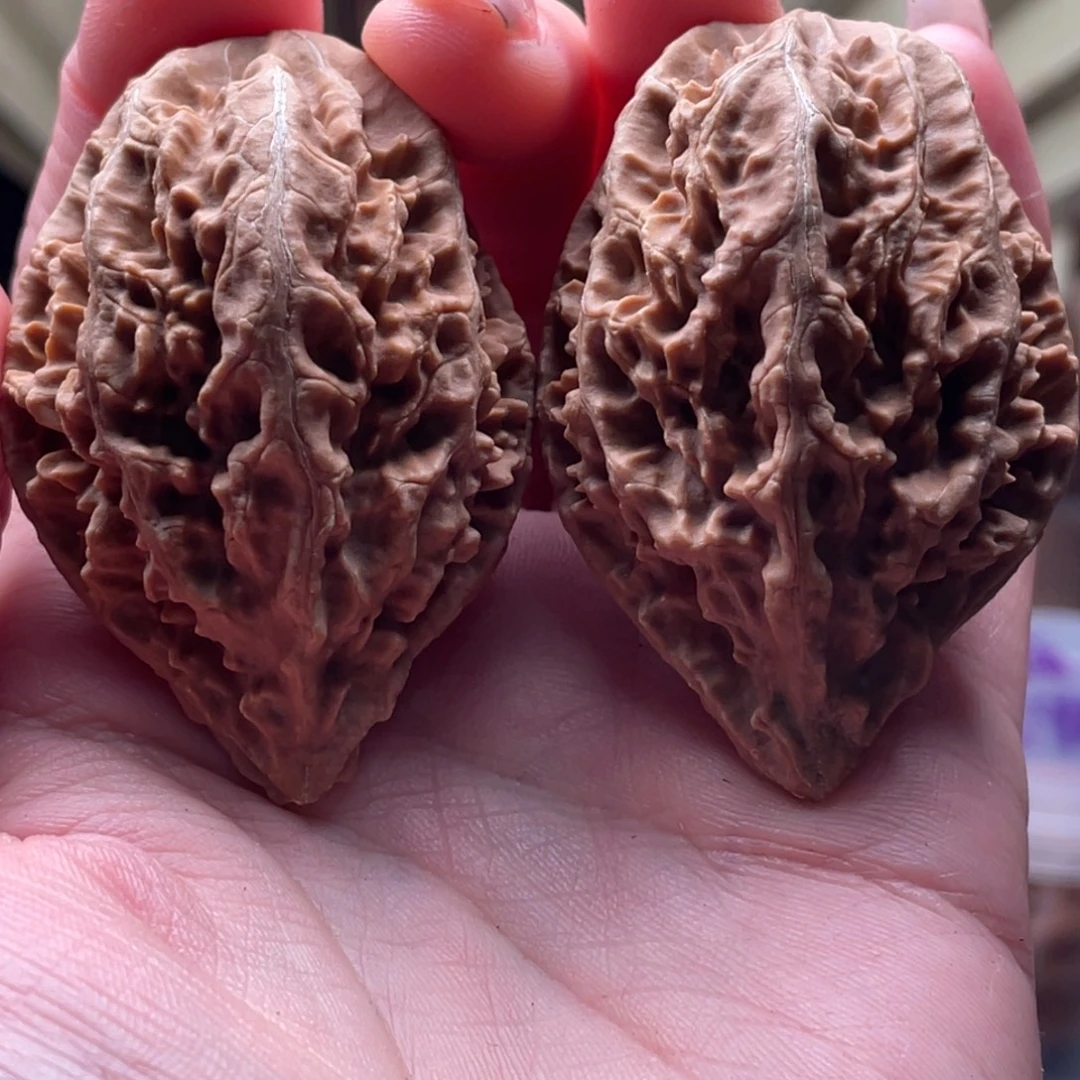 文玩核桃把件楸刀鱼70