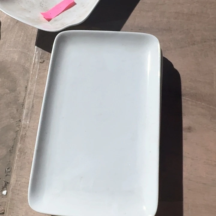 瓷8 英寸   长盘子  4 个