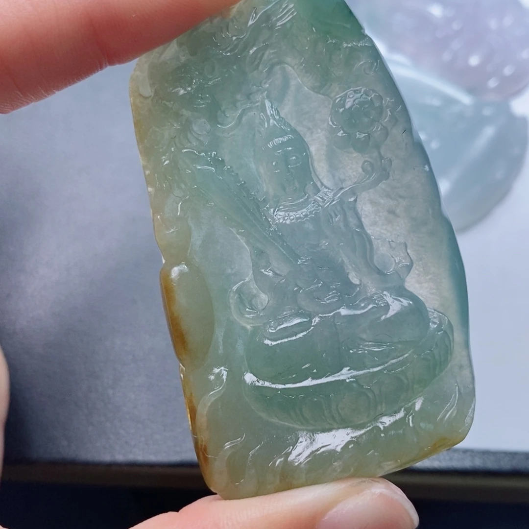 定制翡翠未镶嵌定制吊坠