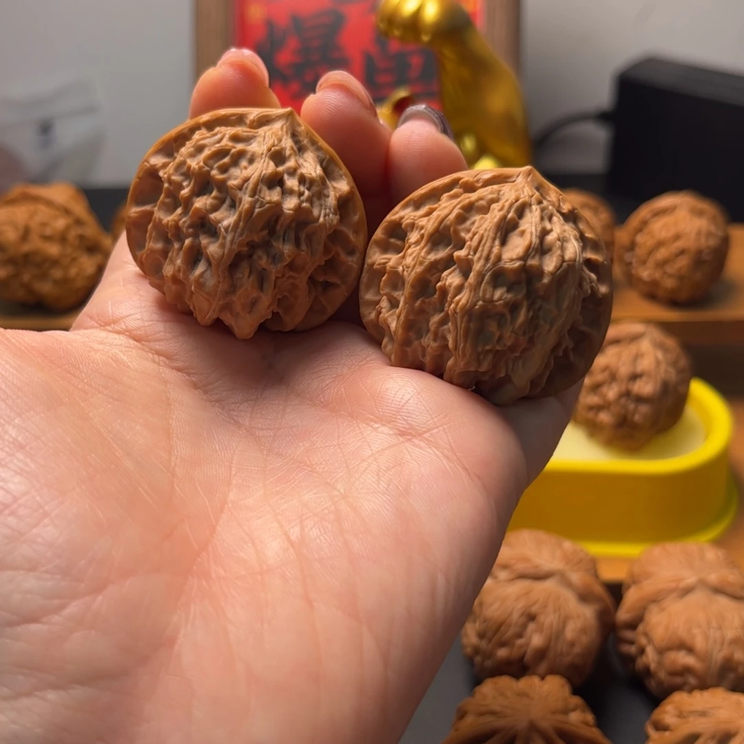 文玩核桃吊坠角白41修
