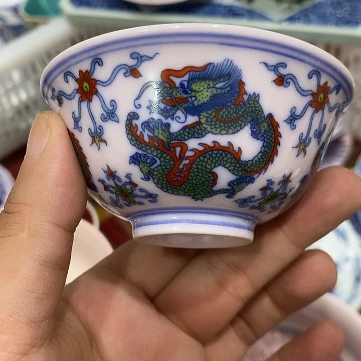 摆件陶景德镇陶瓷主人杯2445