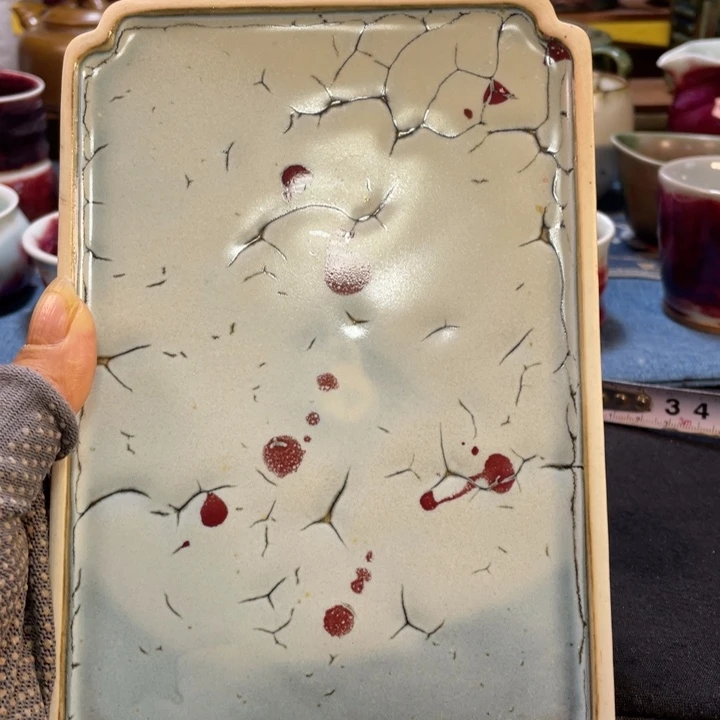 摆件手工踏雪寻梅壶承。。。。。