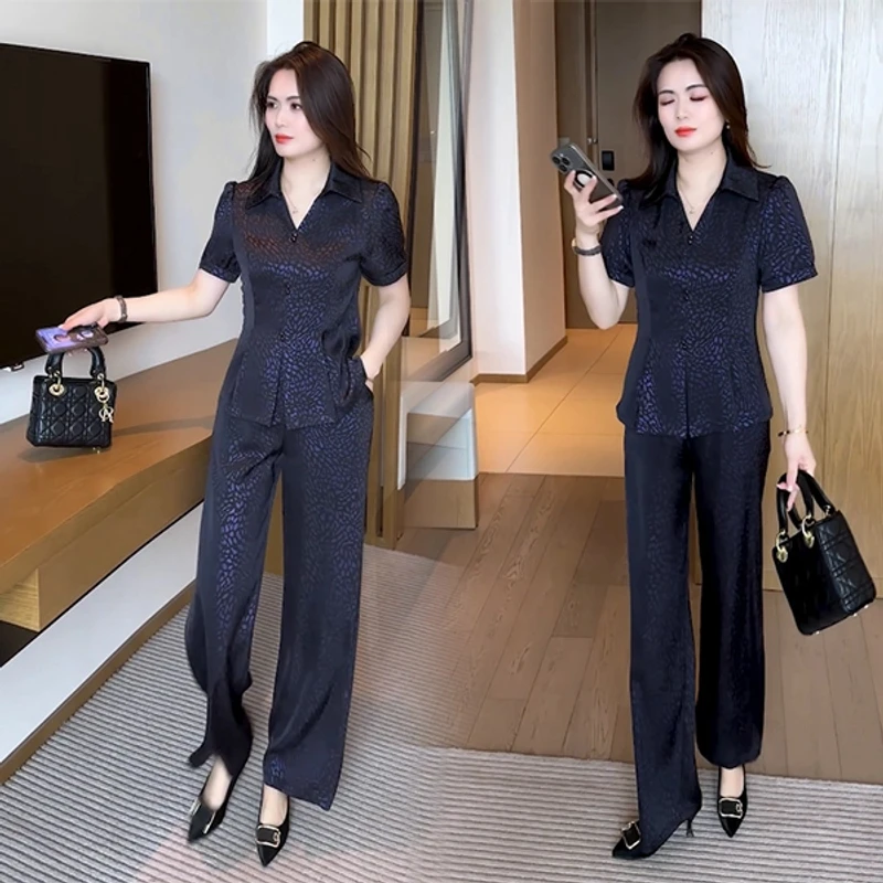 2025新款夏季新款时尚穿搭气质洋气收腰显瘦不挑人短袖套装189