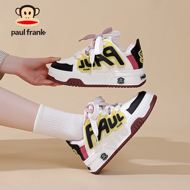 大嘴猴2025秋季新款板鞋女鞋休闲鞋百搭个性小众潮鞋韩版厚底低帮