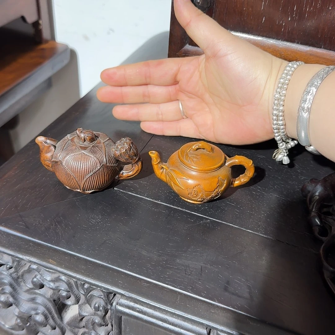 小***刀木复古装饰摆件手把件