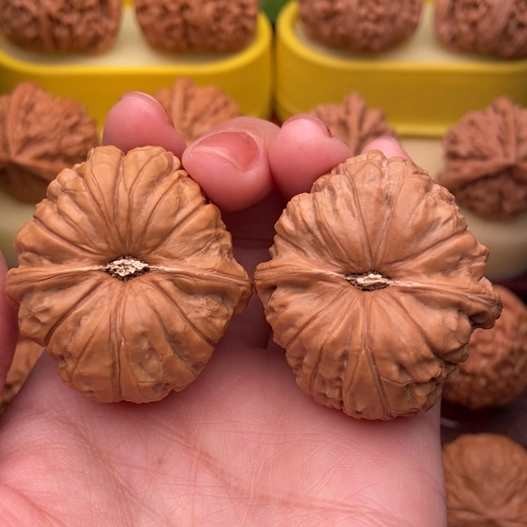 把件文玩核桃精品老树南瓜墩40