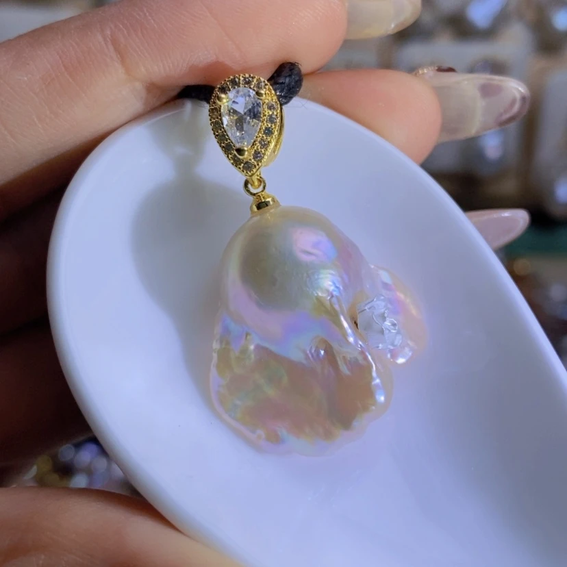 【闪购商品】淡水珍珠天然淡水珍珠合金