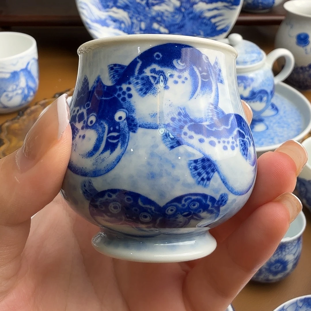 宁***迟盉木。   河豚杯。