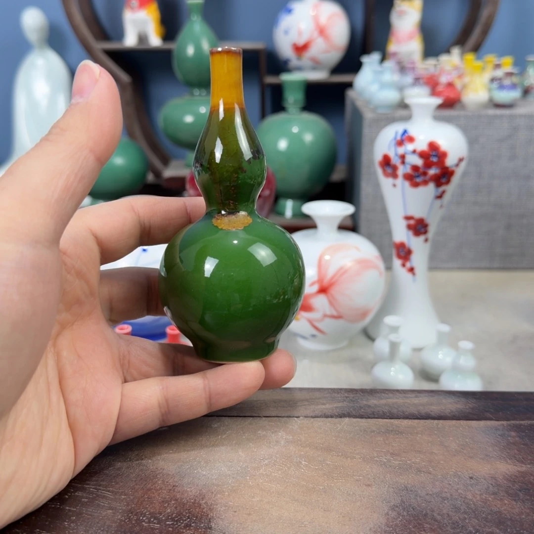 陶瓷手工小花器摆件