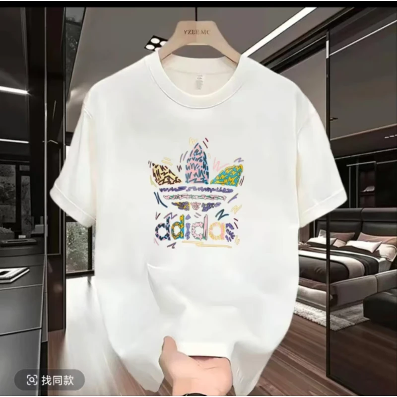 【一折粉丝福利】潮牌男女同款圆领百搭T恤