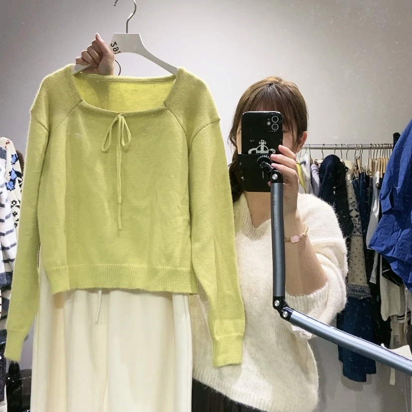 【闪购商品】黄色毛衣
