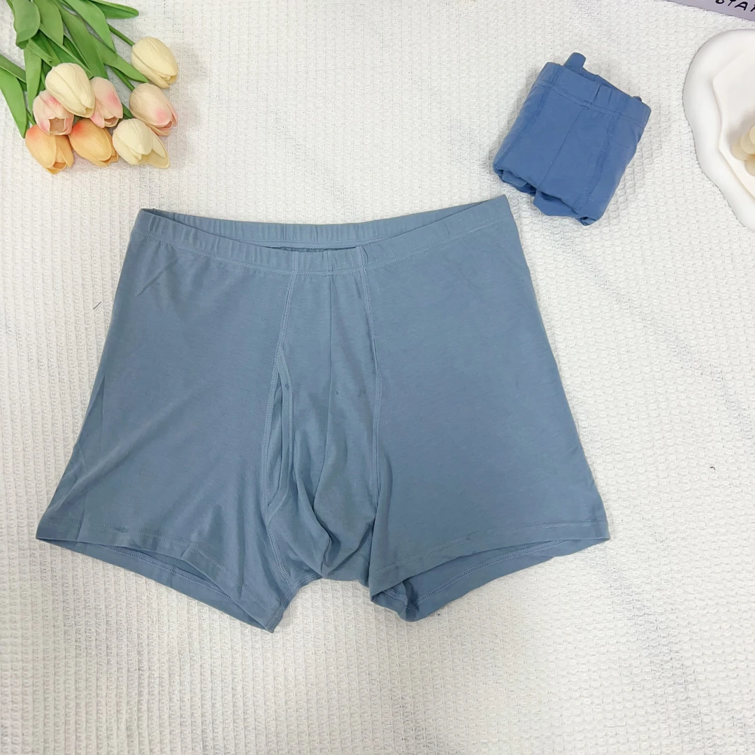 门店款！男士舒适软弹100支宽松平角内裤 1包2条！905