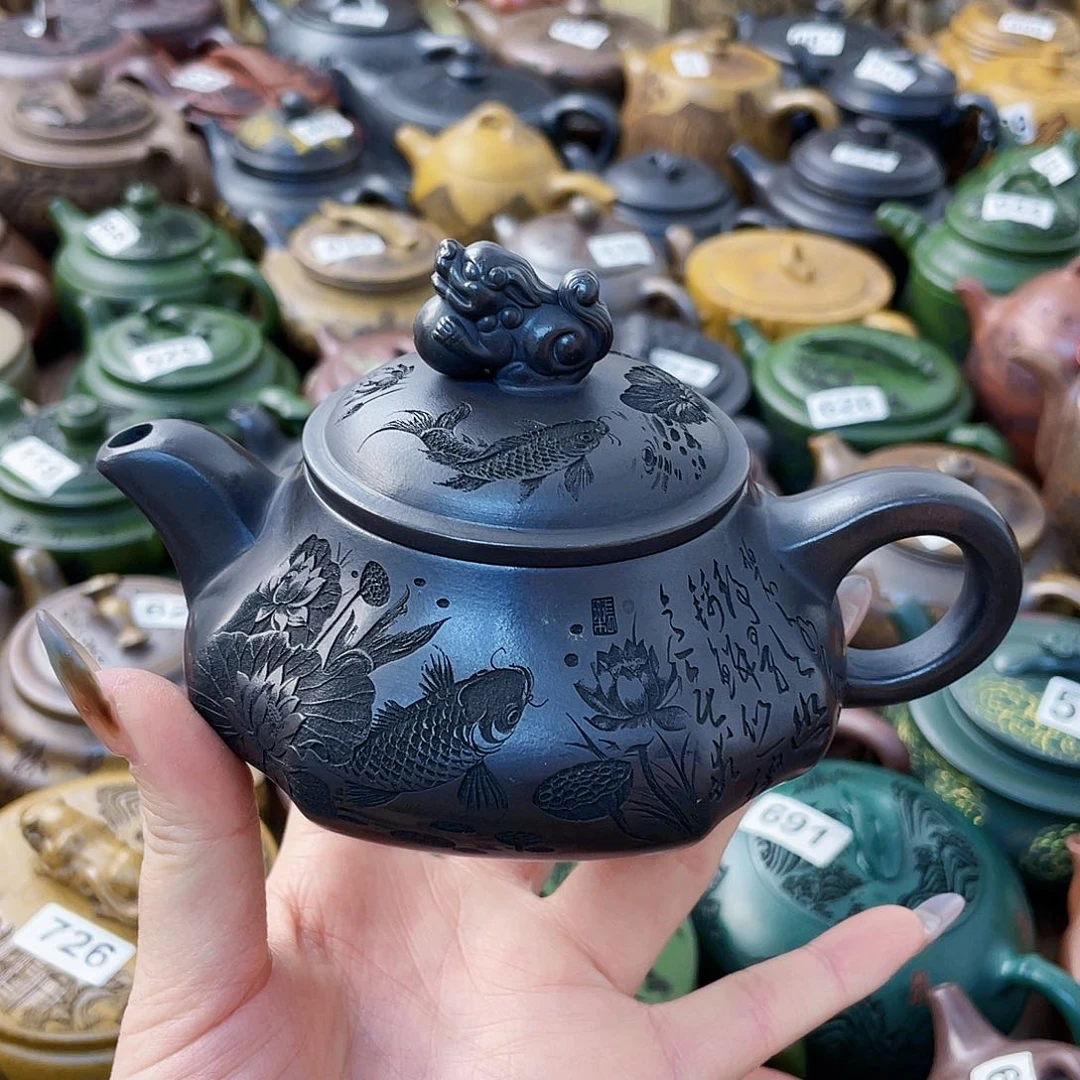 茶壶紫砂小*肉紫砂微瑕