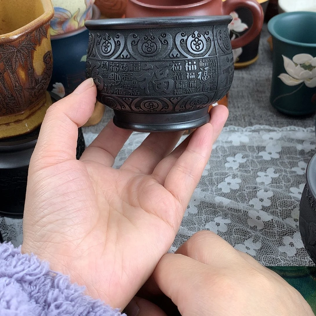 茶杯紫砂高端主人杯