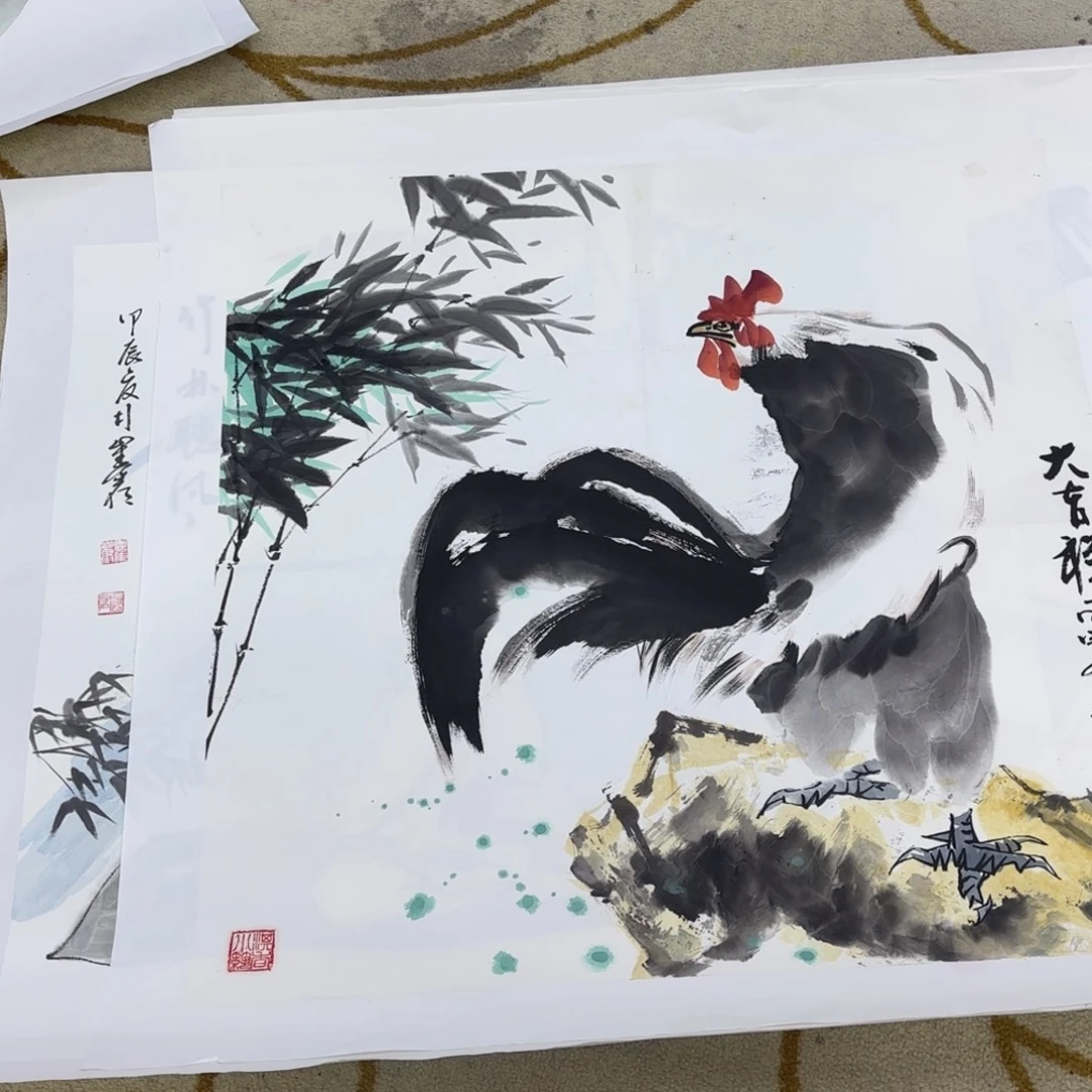 福***）国画国画老师作品刘