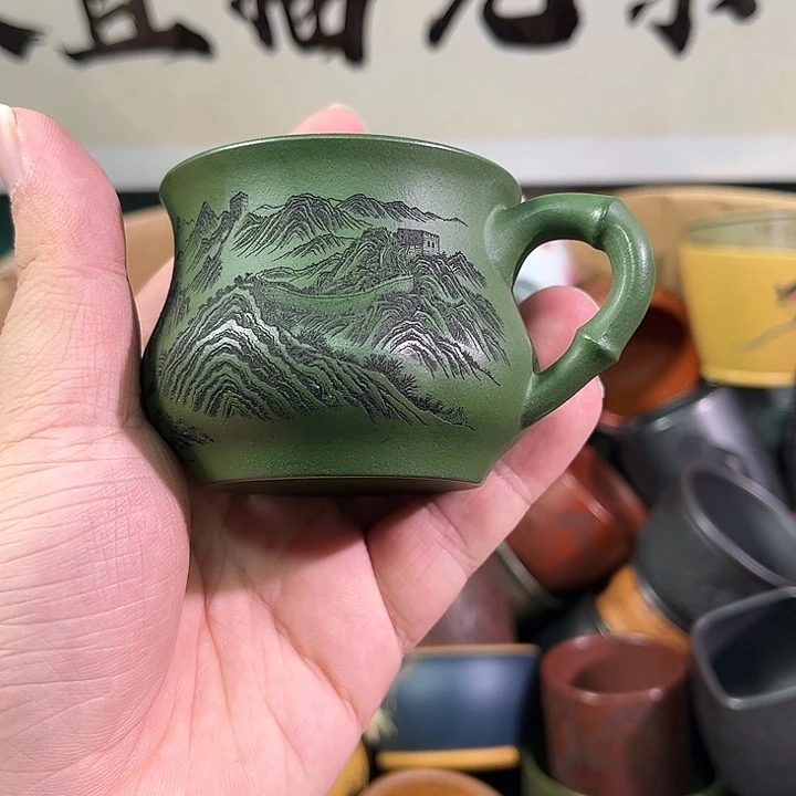 茶杯紫砂全手工紫砂主人杯