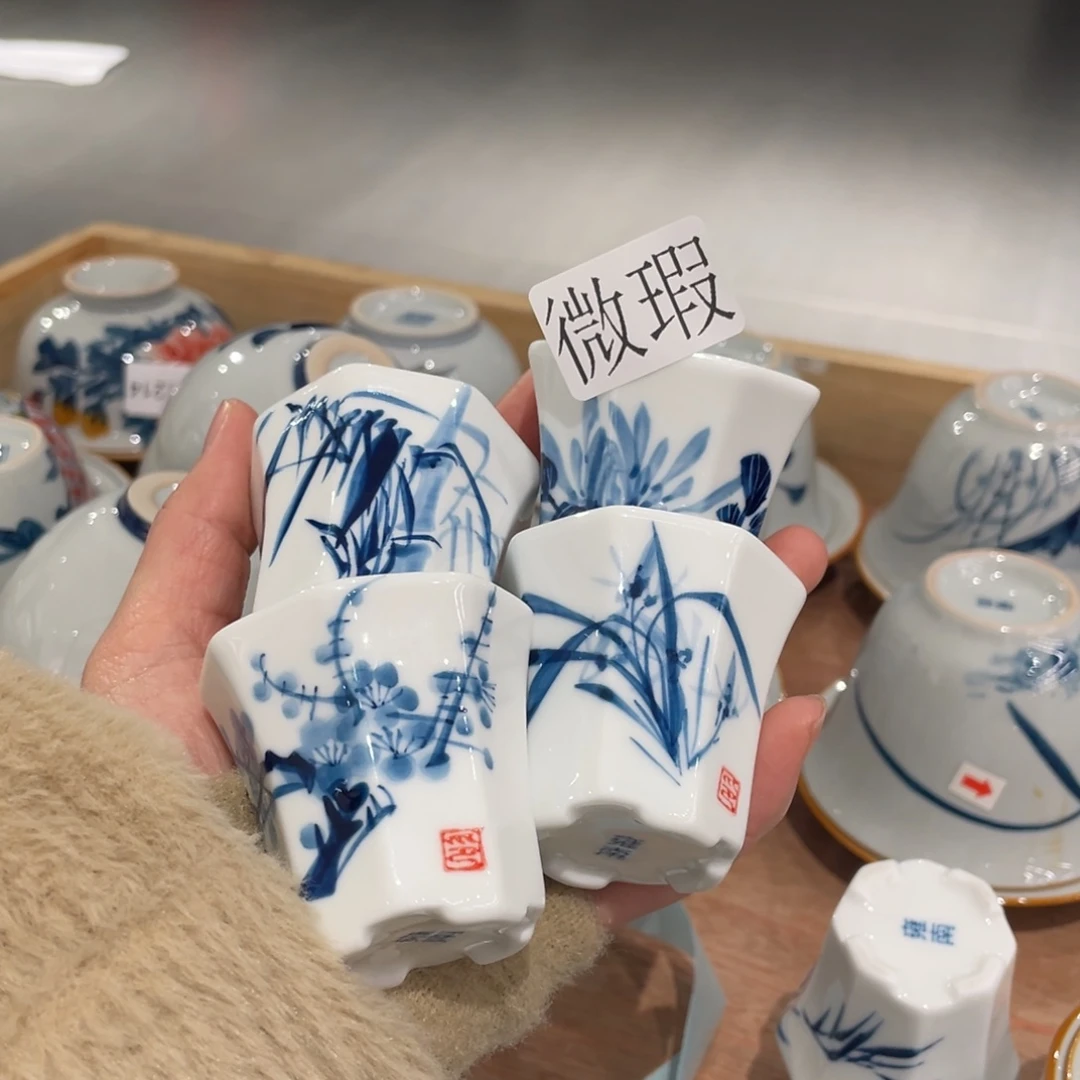 有下釉下彩纯手绘