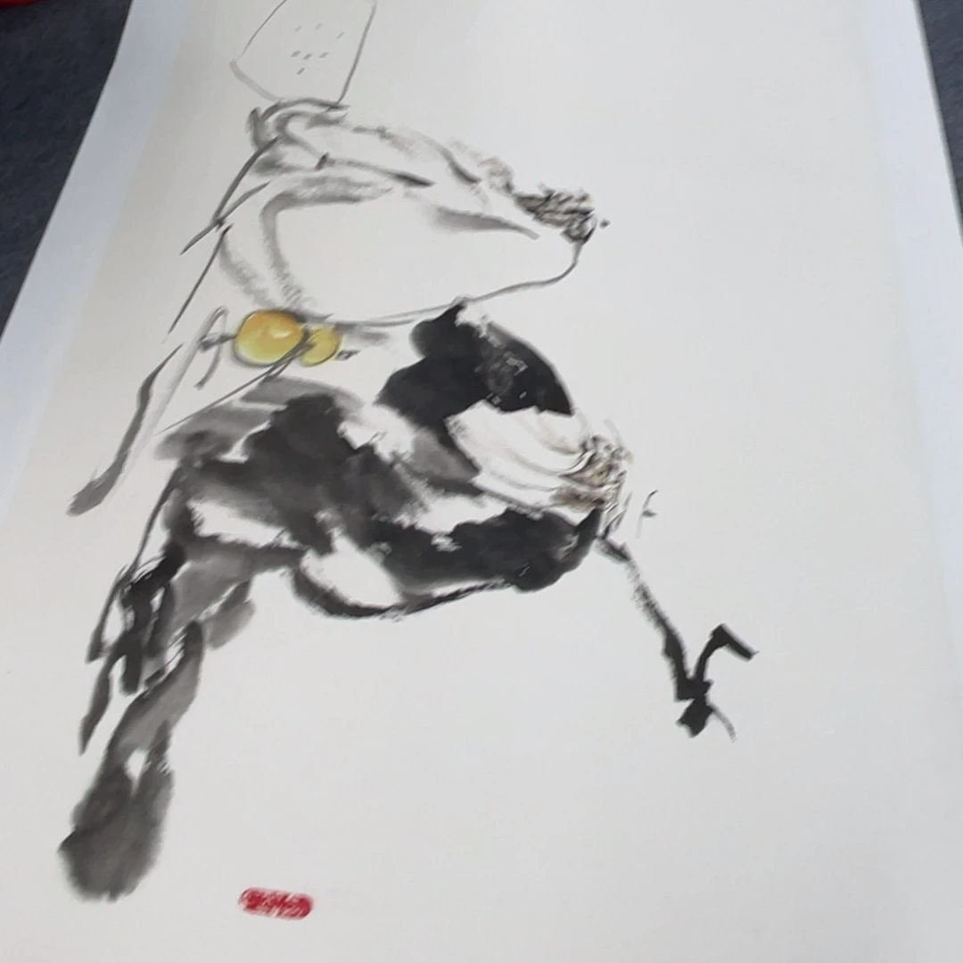 大***象国画手绘国画欣赏一下