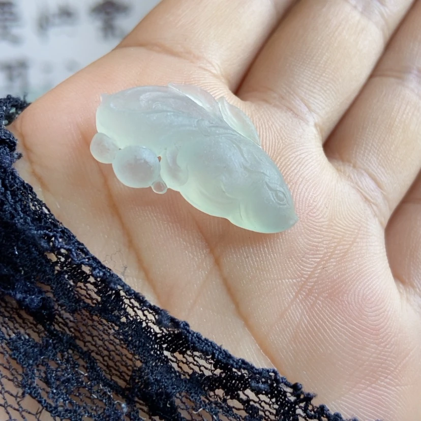 【闪购商品】未镶嵌定制翡翠金鱼
