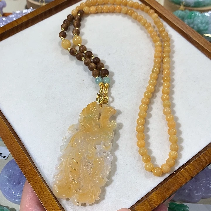 颈饰未镶嵌翡翠翡翠吊坠