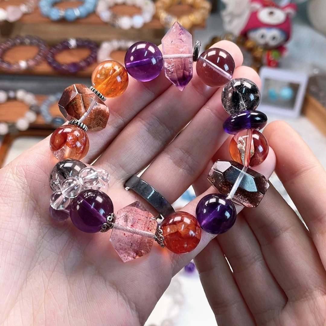 水晶手链未镶嵌香****吃超七设计款