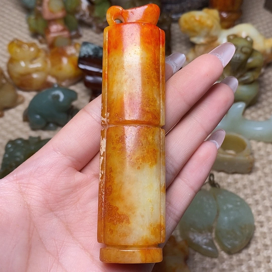 未镶嵌蛇纹石玉颈饰