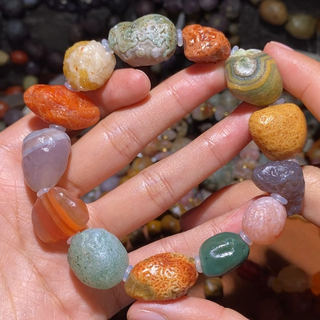 玛瑙/玉髓未镶嵌珠宝半成品