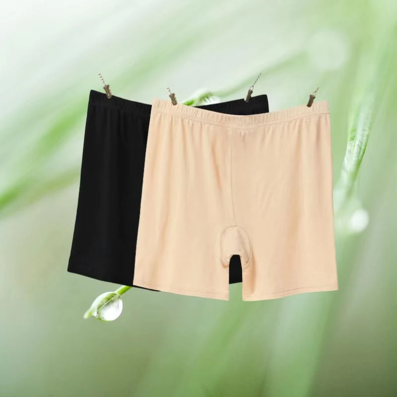 女夏安全裤弹力舒适性感防走光运动纯色简约薄款高腰大码保险裤