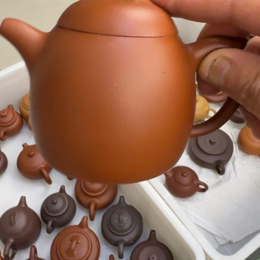 紫砂茶壶瑕疵 秦权 210cc