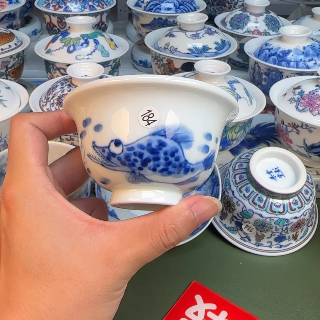 彦祖纯手工手绘茶具184