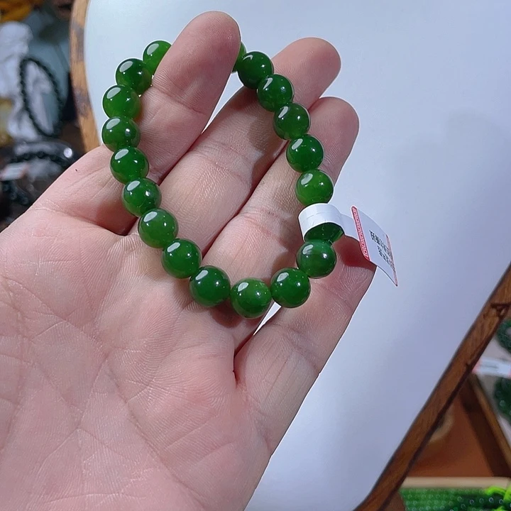 橘***海和田玉（碧玉）未镶嵌颈饰10