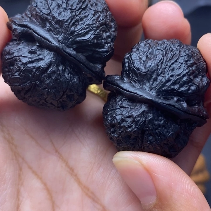 把件文玩核桃40尺饕餮金蟾