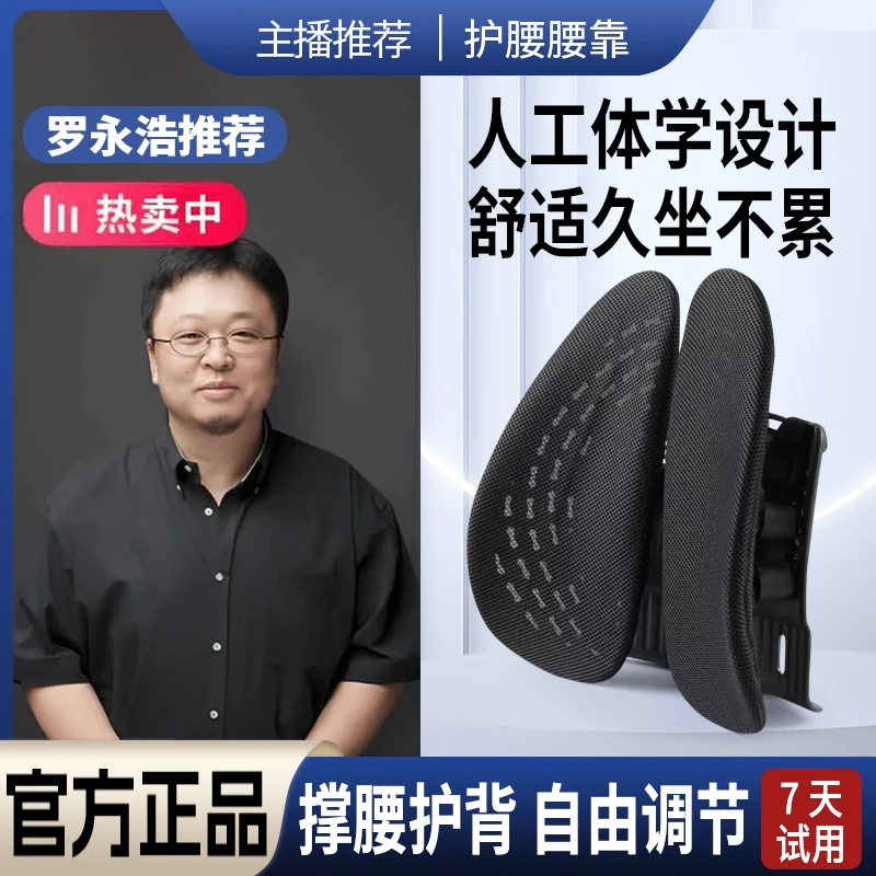 【罗永浩推荐】泰诺腰靠垫人体工学护腰坐姿椅垫办公室司机靠枕腰托
