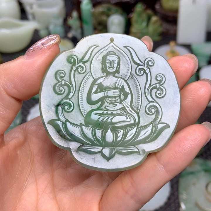 贵***未镶嵌挂件翡翠清