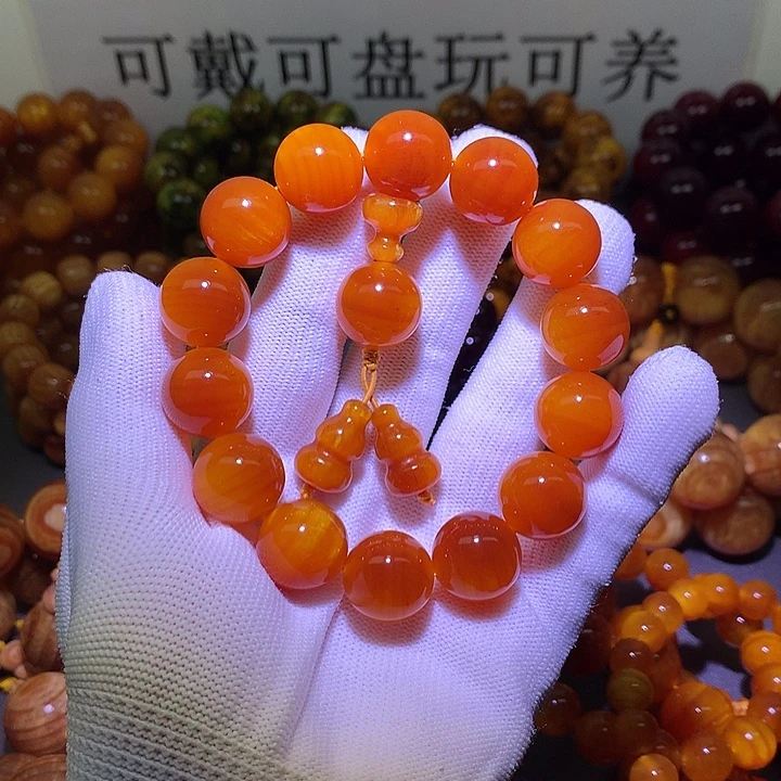 松木（琥珀木）手串/手链1.6 包浆高货