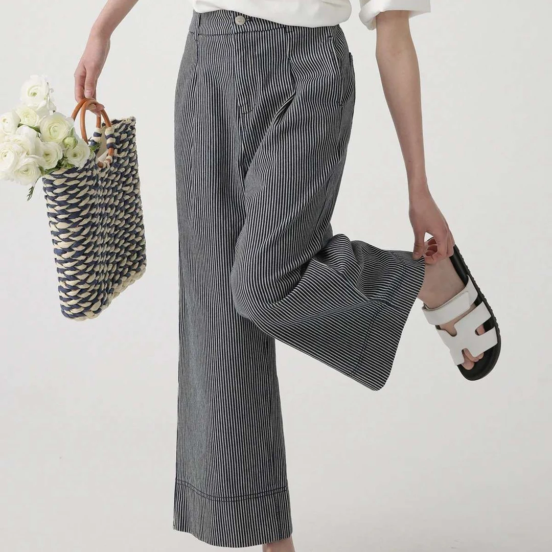 未使用 FENDI/芬迪 FENDI SS23 千鸟格中腰直筒休闲裤 42码
