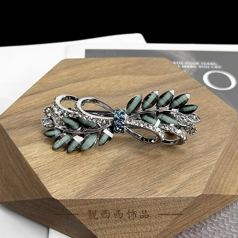 【LXX靓西西】8109 优雅麦穗夹精致6.6厘米弹簧夹