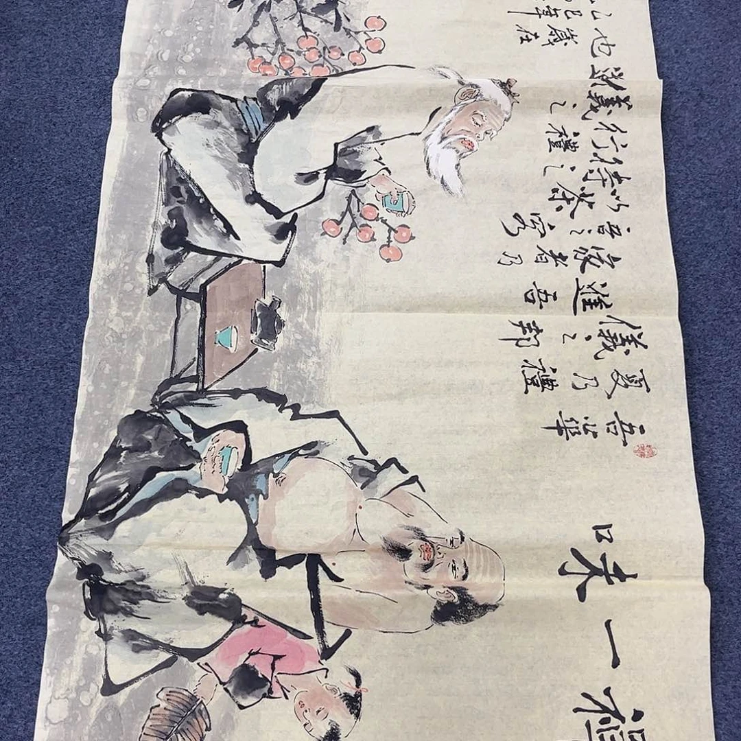 国画纯手绘国画宣纸作品